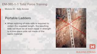 NAVFAC Safety Training Module 24 Safe Access [upl. by Pfeffer]