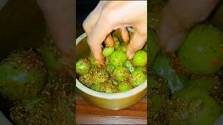 Indian gooseberry pickle🥒🤤 jubinnautiyal music tseries bollywood song healthy villagestyle [upl. by Ojiram]