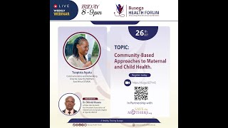 Community Based Approaches to Maternal and Child Health by Toeposta Agutu [upl. by Pope]