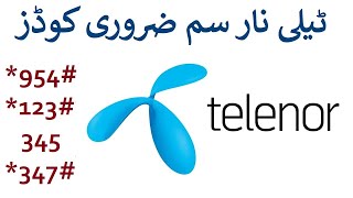 Telenor Balance Share Code  Telenor Secret Codes  Telenor SMS check Code  Sim Number Check code [upl. by Atnuahs]