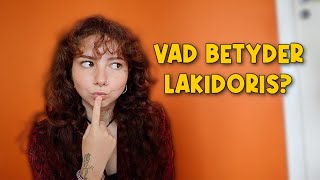 VAD BETYDER LAKIDORIS [upl. by Nadnarb837]