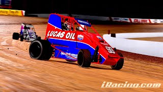 iRacing Dirt NonWinged Stock Micro Sprints at Lanier [upl. by Enohpets273]