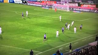 Babacar AMAZING GOAL  FiorentinaInter 051014 [upl. by Phyl275]