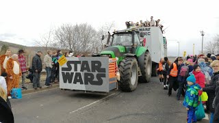 Faschingszug Himmelstadt mit 58 Wagen und Fußgruppen der schönste längste Faschingzug in der Region [upl. by Ariek]