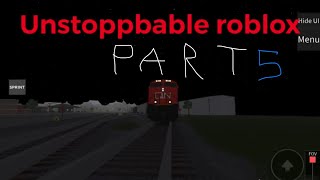 Unstoppable robloxpart 5conrail 1206 crossing to awvr 777 [upl. by Nahgrom]