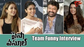 Paisa Vasool Movie Team Funny Interview  Balakrishna Shriya Kyra Dutt Muskaan [upl. by Lotty]