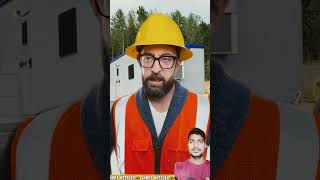 New workers day😱 funny automobile construction work adamrose workers excavator memes comedy [upl. by Nivalc491]