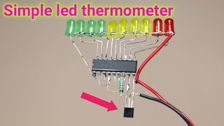 Easy led thermometer [upl. by Inaja174]