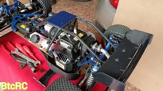 Puesta en marcha 15 HSP rc car 30cc [upl. by Anirahtak]