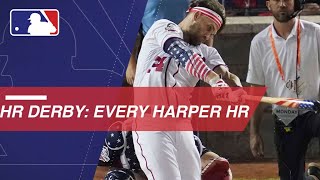 Bryce Harper belts 45 HRs en route to 2018 Derby win [upl. by Teodorico]