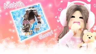 ╰┈➤ How to Make An GLOSSY Gfx On Mobile  Roblox Gfx⋆⁺₊✧ [upl. by Milks]