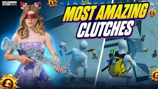 Most Amazing Clutches 🔥🔥  Fastest 3 Finger Player In BGMI  Rank Push Lobby  BGMI [upl. by Austreng565]