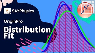 Distribution fit for statistical data in origin [upl. by Winnah]