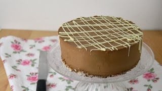 Tarta fría de queso y chocolate¡Tarta sin horno muy fácil [upl. by Everett510]