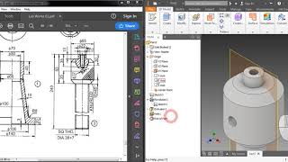 Knurling in Inventor Technical Drawing [upl. by Seale551]