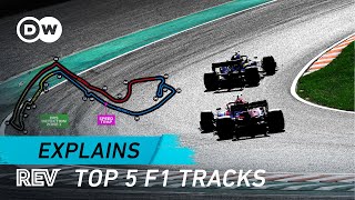 Top 5 F1 Tracks  Explains  Formula 1 Circuits [upl. by Mcgurn]