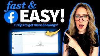 How To Set Up Appointment Booking On Your Facebook Page BEGINNERS [upl. by Arihay]