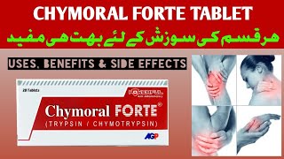 Chymoral forte tablet uses in urduTrypsinchymotrypsin uses side effects and Dosage [upl. by Eerazed]