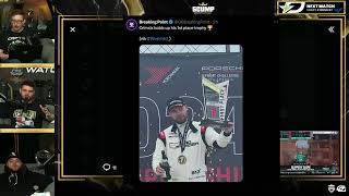 Scump Reacts to Crimsix Winning his First Ever IRL Racing Event [upl. by Eetnod578]