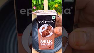 Chocolate Milk Shake EPIGAMIA Popsicle  shortsfeed shortvideo icecream [upl. by Htebasile500]