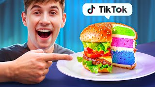 MANGIO per 24H solo RICETTE di TIKTOK 4 [upl. by Neffirg]