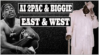 2Pac amp Biggie  East and West 2023 AI [upl. by Andrel]