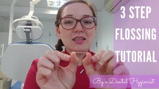 How to floss your teeth easily [upl. by Haughay]