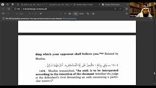 Bulugh Al Maram English Lecture Oaths And Vows Class 02  Shaykh Yahya S AlBahith [upl. by Assir]