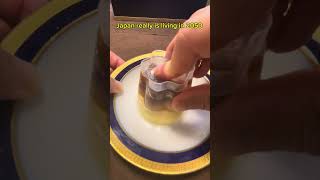 How to eat a Japanese pudding🇯🇵 japan japanese onlyinjapan [upl. by Sirovaj]