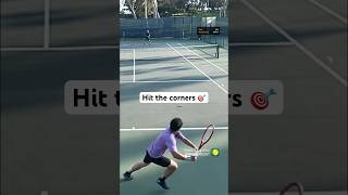 Backhand sets up forehand winner [upl. by Oirretno]