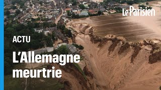 Glissement de terrain inondations  lAllemagne et la Belgique meurtries [upl. by Handy203]