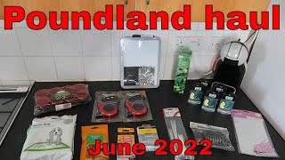 Poundland haul June 2022 [upl. by Weywadt]