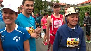 A 81 ans il court le Marathon d’Albi en habit de mineur [upl. by Falda]