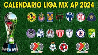 ✅️CALENDARIO COMPLETO LIGA MX CLAUSURA 2024 🔥🔥 [upl. by Anilave]