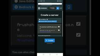 How to create server on aternos aternos pe server kaise banaye server minecraftaternosserver2022 [upl. by Aenotna]