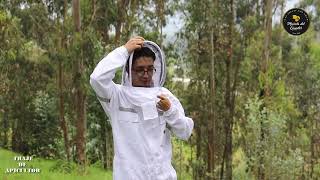 Así es un traje de apicultor profesional tipo astronauta  Beekeeper 🐝 [upl. by Brodsky]