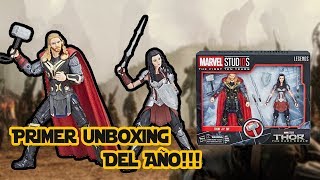 Unboxing Thor amp Sif Marvel Legends Décimo Aniversario [upl. by Anem]