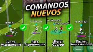 Como HACER los NUEVOS COMANDOS en eFootball 2024 Mobile  TUTORIAL  TIPS ✅ [upl. by Einhapets]