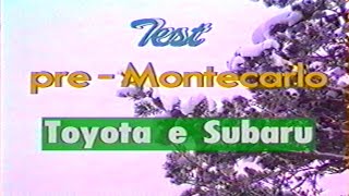 Test ToyotaSubaru Montecarlo rally 1995 [upl. by Trout]