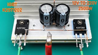 Inverter 12v to 220v 2500w NO IC Inventor 10111 [upl. by Jala]