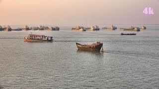 Daulatdia Paturia Ferry Ghat Bangladesh In 4K Ultra HD [upl. by Marashio]