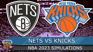 Brooklyn Nets vs New York Knicks  NBA Today 2132023 Full Game Highlights  NBA 2K23 Sim [upl. by Ammadas]