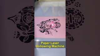 Super Paper Laser Hollowing Perfect for All Your Creative Projects co2lasermarkingmachine laser [upl. by Eixel827]