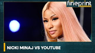 WION Fineprint  Nicki Minaj slams YouTube for putting an age restriction on her latest video [upl. by Brasca]