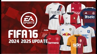 FIFA 16  2024  2025 Season update  Tranfers Kits Teams PromotedRelegated teams ect [upl. by Bullivant]