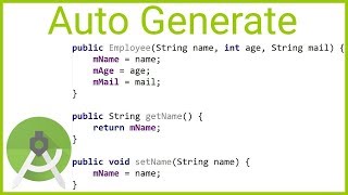 How To Create Getter And Setter Model Class in Android Studio  Generate Getter And Setter Android [upl. by Akisey617]