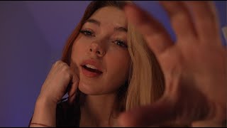 The most comforting face tapping amp scratching 🥰 ASMR  unintelligible whispers amp mumbling [upl. by Yxel]