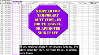 Civilian Relocation Temporary Quarters Subsistence Expenses TQSE Part 3 of 4 [upl. by Korie]