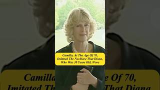 Camilla imitates the necklace Diana worecelebrity history shorts [upl. by Turne]