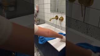 Bathroom cleaning ASMR🧺Cleaning CleanWithMe CleaningMotivationCleaningASMR CleanTalk Explore [upl. by Akemyt]